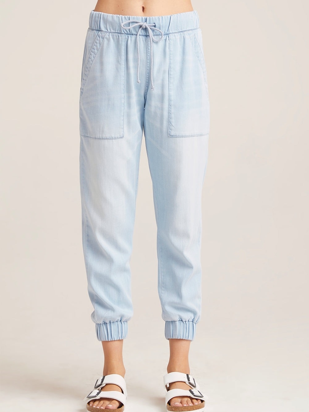 Bella Dahl Pocket Jogger Sky Blue Wash Soft Lux Loungewear Women's Medium